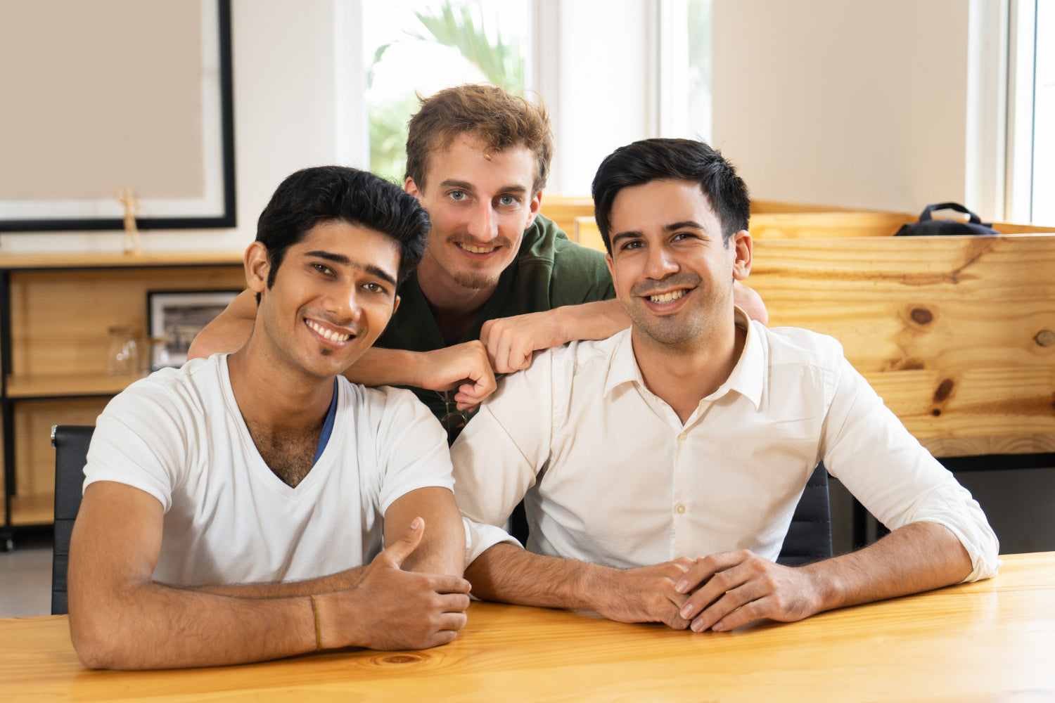 multiple indian men with shirts