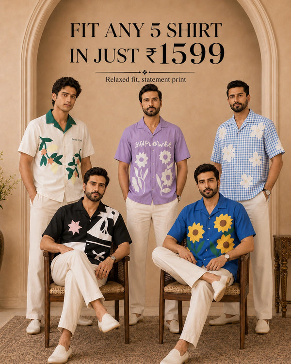 Pick Any 5 - Ultimate Printed Shirt Combo
