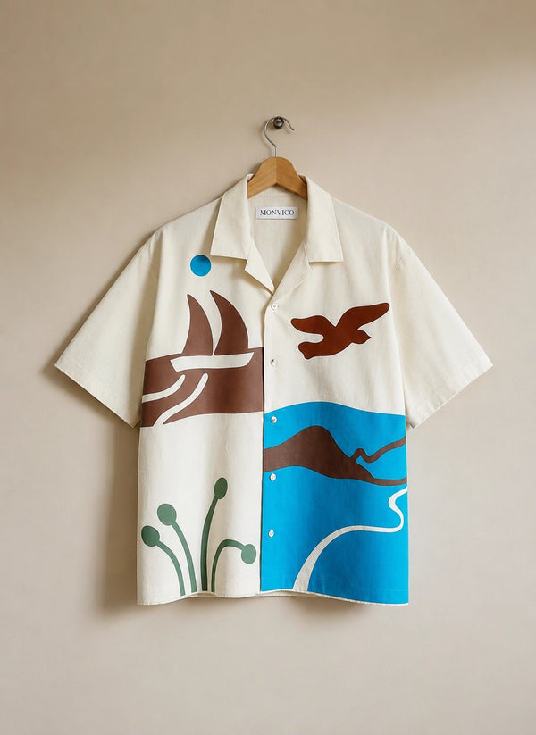 Tropical Bird Beach Shirt