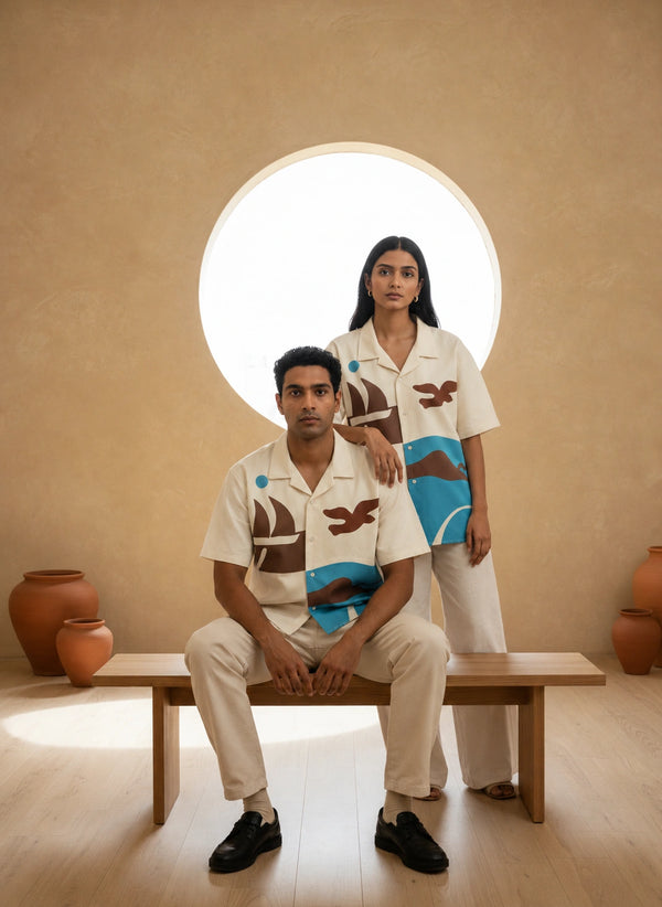 Tropical Bird Beach Shirt