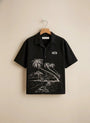 Midnight Beach Sketch Graphic Shirt